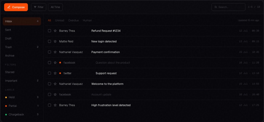 X SALES — Inbox